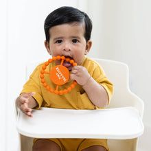 Load image into Gallery viewer, Bella Tunno - Tiny Tailgater Happy Teether: Orange
