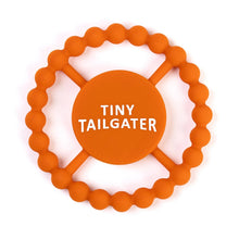 Load image into Gallery viewer, Bella Tunno - Tiny Tailgater Happy Teether: Orange
